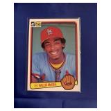 ROOKIE CARD 1983 DONRUSS WILLIE MCGEE