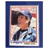 1978 TOPPS TOMMY JOHN CARD