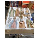 Homco Ceramic Nativity Set