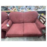 Cloth Upholstered Loveseat 60"