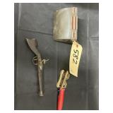 Matchbook Hanger & Decorative Toy Gun