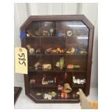 Wood Display Shelf w/Miniatures
