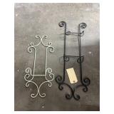 2 - Metal Plate Display Racks
