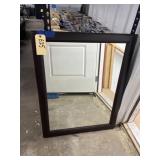 Framed Wall Mirror 37"x29"