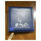 Sports Binder w/Assorted Sports Cards