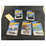 5 Hotwheels NIP