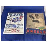 California Angels Official Scorebook/Magazine