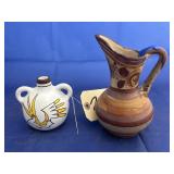 New Mexican Pottery Pitcher & Decorative Vase