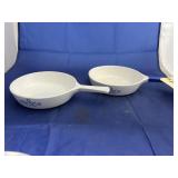2- Small Corningware Skillets