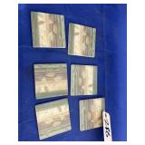 6 Pcs - Stoneware Coasters
