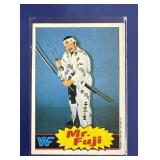 SCARCE CARD 1985 TOPPS MR FUJI
