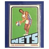 ROOKIE CARD 1972 TOPPS TOM WASHINGTON