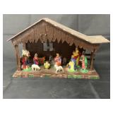 Plastic Nativity Scene