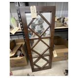 Wood Framed Decorative Mirror 43"x16"