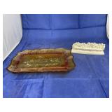 Cadmium Last Supper Plate & Figurine