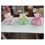 3 Pcs - Plastic 3-Tiered Dessert Display Stands