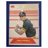 2ND YR CARD 1987 FLEER HEADLINER JOSE CANSECO