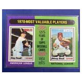 HIGH GRADE VINTAGE 1975 TOPPS HOF JOHNNY BENCH