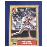 1987 TOPPS HOF REGGIE JACKSON CARD