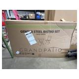 Genova Steel Bistro Set - Sage Green NIB