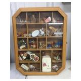 Wood Display Shelf w/Miniatures
