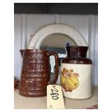 3 Pcs - Marcrest Stoneware Pitcher - Stoneware
