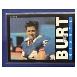 ROOKIE CARD 1985 TOPPS JIM BURT