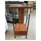 Wood Display Rack w/Drawer