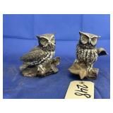 2 Pcs - Ceramic Owl Dï¿½cor