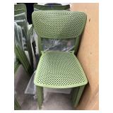 4 Pcs - Green Plastic Chairs