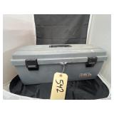 Flambeau Plastic Tool Box w/Welding Gloves