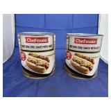 2 - Chef Mate Hot Dog Chili Cheese Sauce