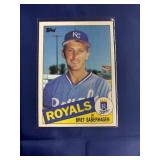 ROOKIE CARD 1985 TOPPS BRET SABERHAGEN