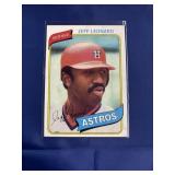ROOKIE CARD 1980 TOPPS JEFF LEONARD