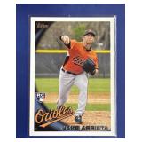 ROOKIE CARD 2010 TOPPS JAKE ARRIETA