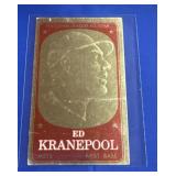 1965 TOPPS EMBOSSED ED KRANEPOOL CARD