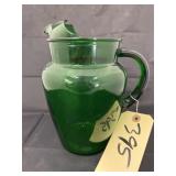 Anchor Hocking Green Tea Pitcher