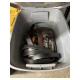 Leather Belts - Buckles & More in Plastic Bin