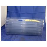 Stack of Clear Plastic Trays