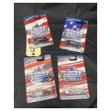 4 Pcs - Stars & Stripes Hotwheels NIP