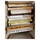 Box of Assorted Hardback & Paperback Books