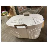 Plastic Laundry Basket w/Handles