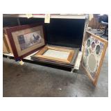 3 Pcs - Framed Wall Art & 2 Frames 25"x17"