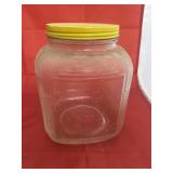 Jumbo Glass Canister w/Metal Lid