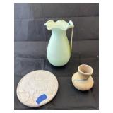 3 Pcs - Glass Vase - Nemadji Pottery Vase