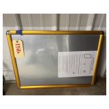 Gold Toned Rimmed Magnet Board
