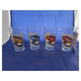 4 Pcs - 50th Anniv Nascar Tumblers