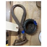 Blacksmith Tongs & Tractor Tire Ash Tray