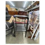 2-Tier Wood Shelf 12"L x 12"W x 25"H