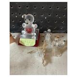 5 Pcs - Small Crystal Angel Figurines - Bear